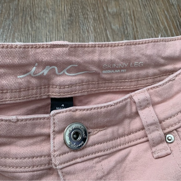 Inc Skinny Leg Regular Fit Jeans Size 4 - Picture 4 of 10